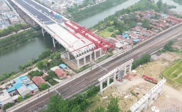 宿州市銀河路一路上跨京滬鐵路立交橋路基、給排水、河道整治工程